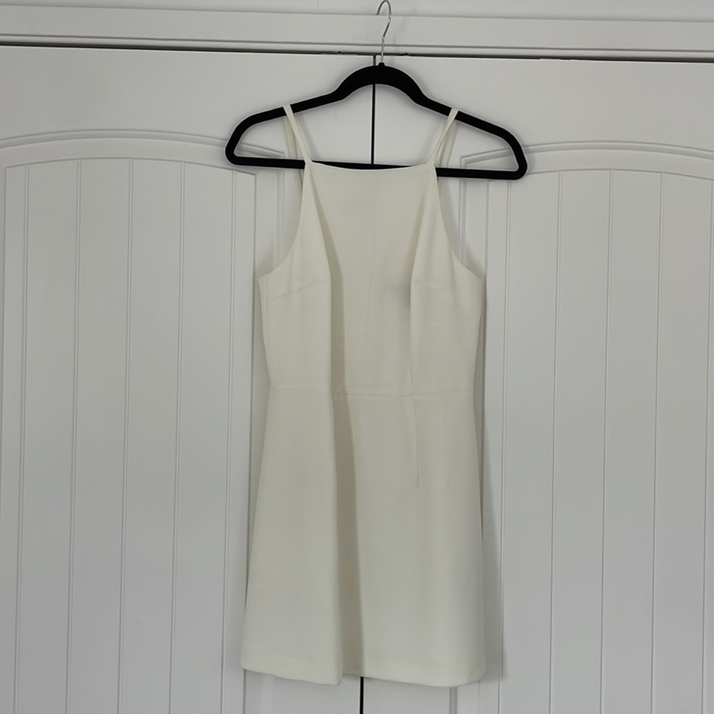 French Connection ivory mini dress